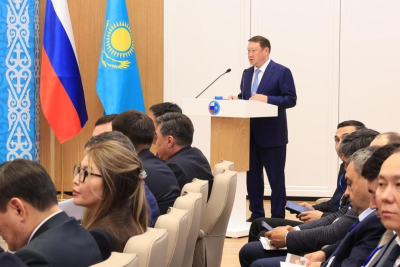 Akim of Kostanay region Kumar Aksakalov welcomed the participants of the 19th Forum of Interregional Cooperation of Kazakhstan and Russia